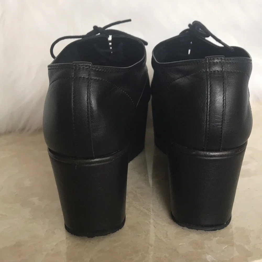 repetto plataform leathers Italian shoes size 8​​​​